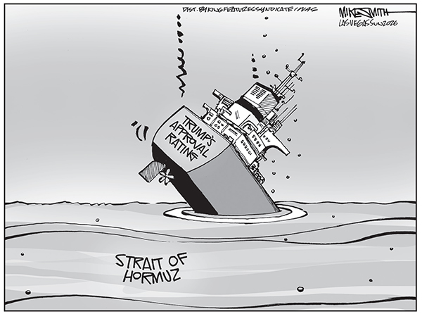 Editorial Cartoon: Sinking Ship