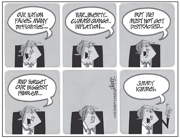 Editorial Cartoon: Jimmy Kimmel