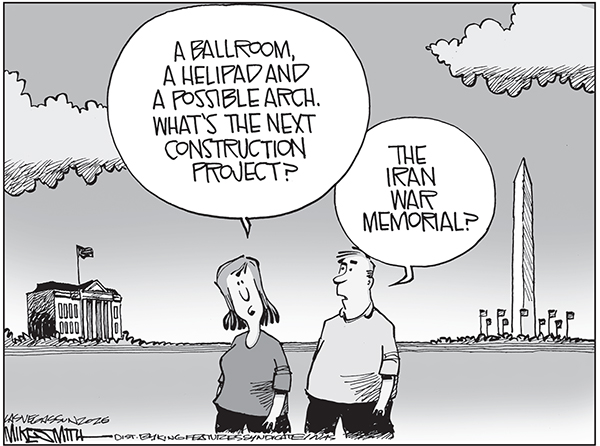 Editorial Cartoon: Iran War Memorial