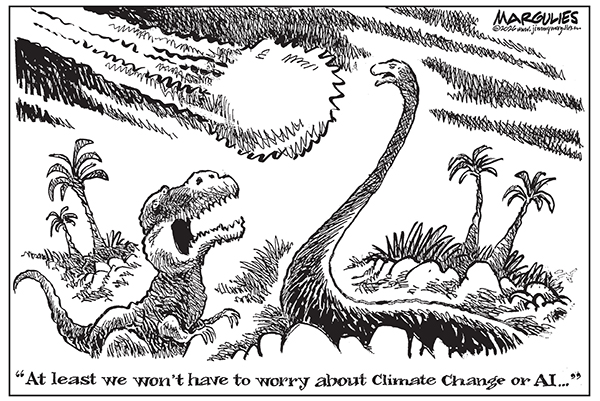 Editirial Cartoon: Dinosaurs