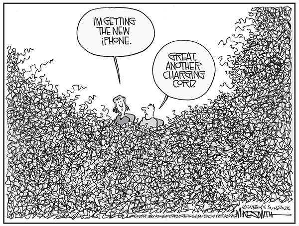 Editorial Cartoon: iPhone