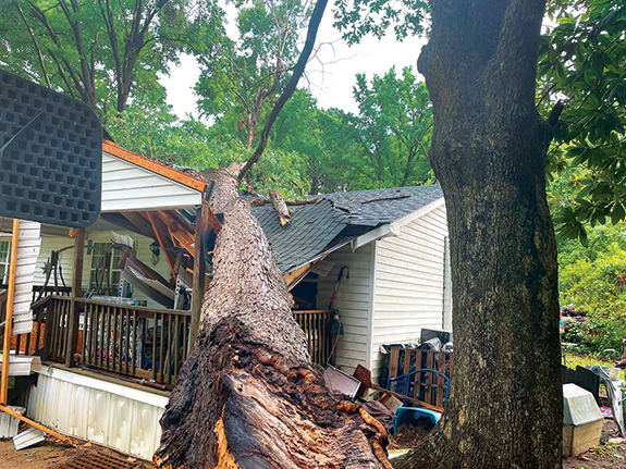 PILOT AREA HOME DAMAGED