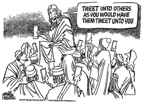 Editorial Cartoon: Tweet